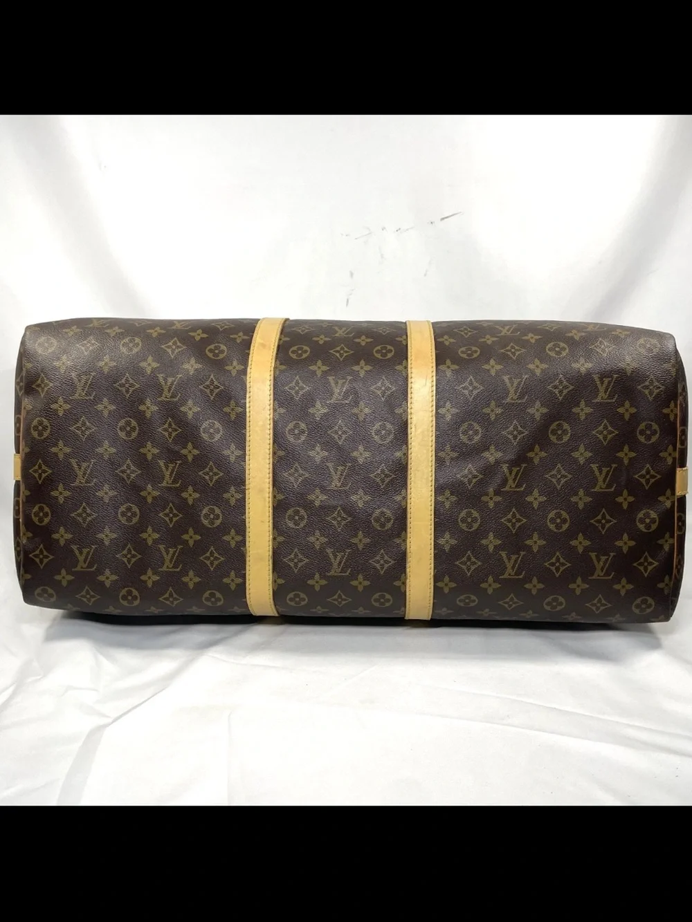 Louis Vuitton Brown Monogram Canvas Duffel with Vachetta Trim